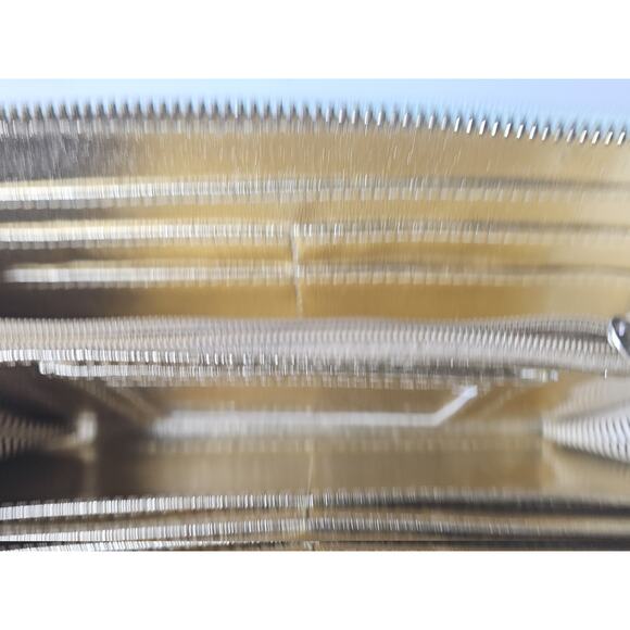 Steve Madden Zip Around Wallet Clutch Mint Green & Black w/ Outside Pocket - Picture 10 of 14